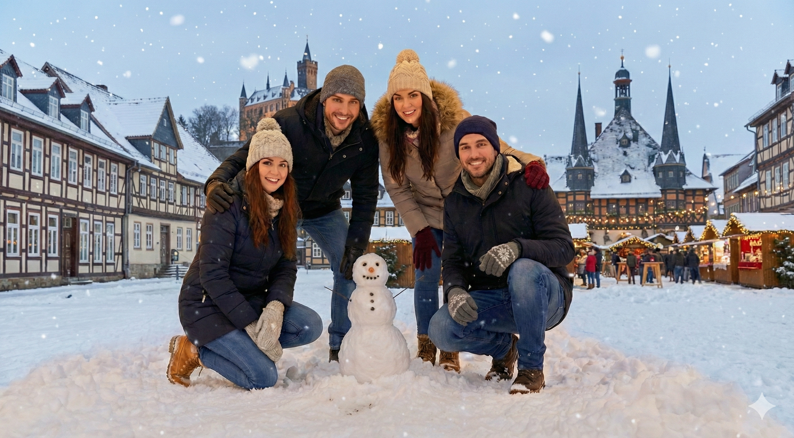 Christmas Rallye: festliche Atmosphäre während des Teamevents